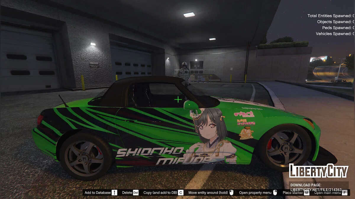 Shioriko Mifune Love Live Nijigasaki Itasha para 2003 Honda S2000 / GTA 5