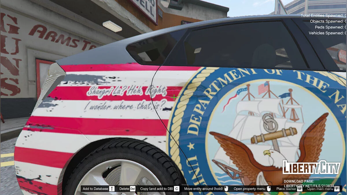 USS Hornet Kancolle Itasha Toyota Prius / GTA 5