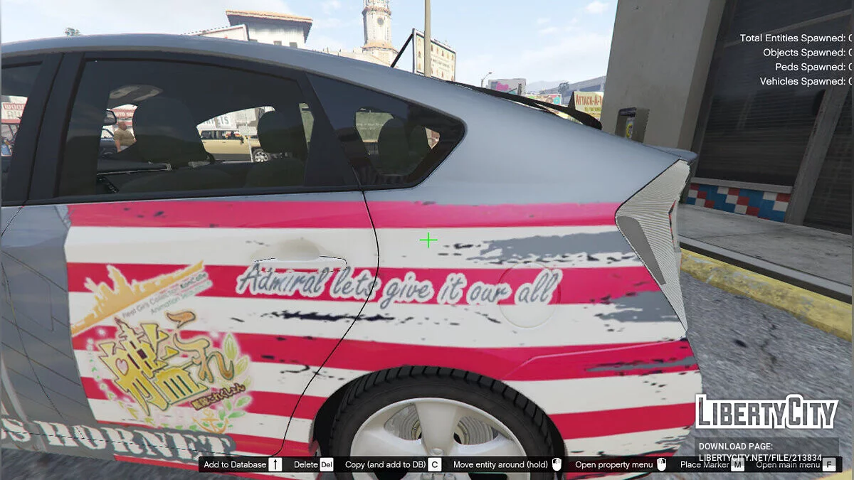USS Hornet Kancolle Itasha Toyota Prius / GTA 5