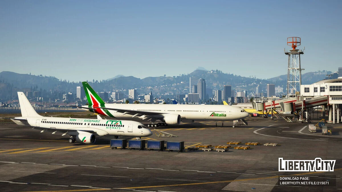 Alitalia Boeing 777-300ER Lackierung / GTA 5