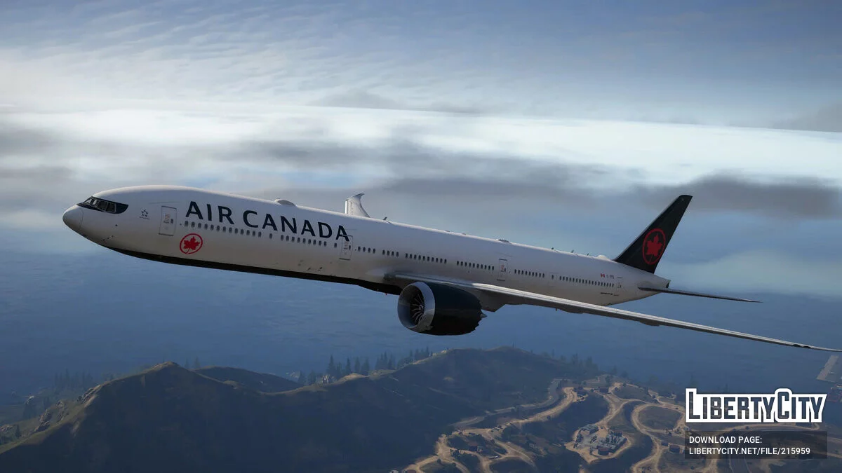 Boeing 777-9x - American and Canada Air Livery / GTA 5