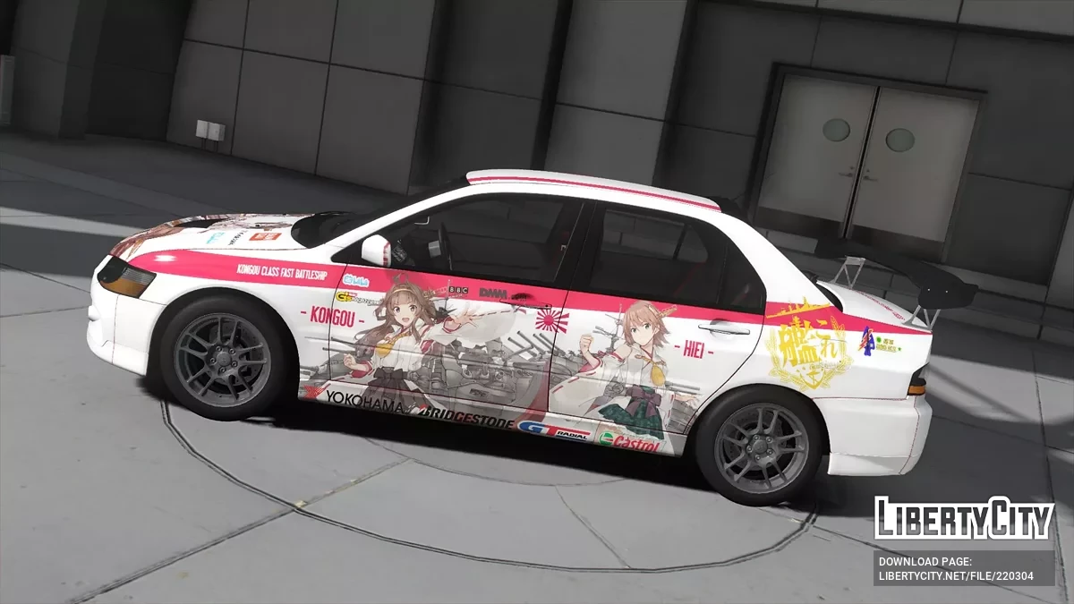 Kongou Sisters Kantai Collection для Mitsubishi Lancer Evolution IX 2005 v1.0 / GTA 5