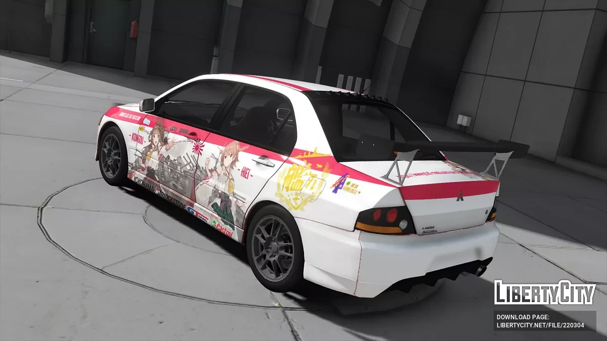 Kongou Sisters Kantai Collection для Mitsubishi Lancer Evolution IX 2005 v1.0 / GTA 5