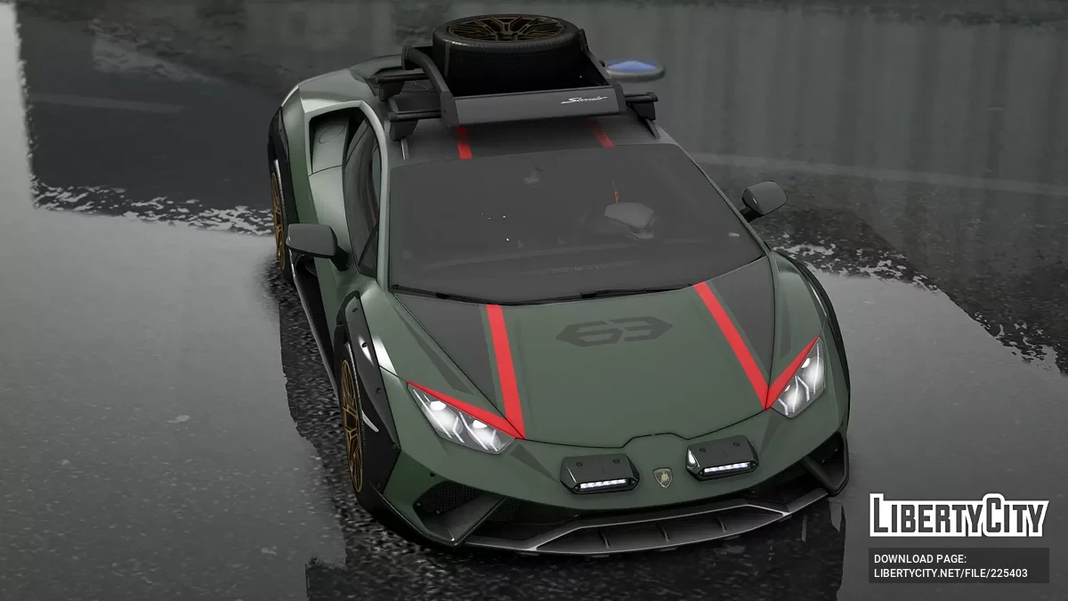 兰博基尼Huracan Sterrato 2023 #63涂装 / GTA 5