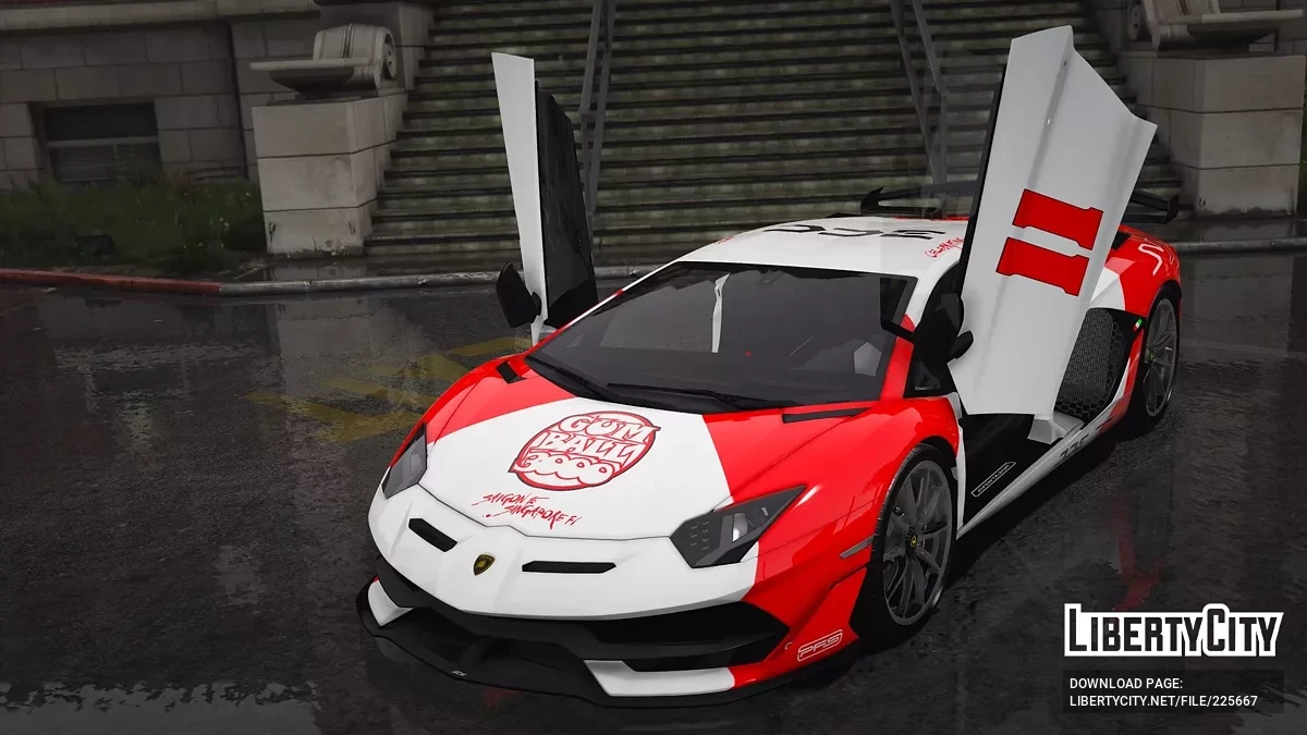 تصميم Lamborghini SVJ63 Gumball 3000 Daily Driven Exotics / جي تي أي 5