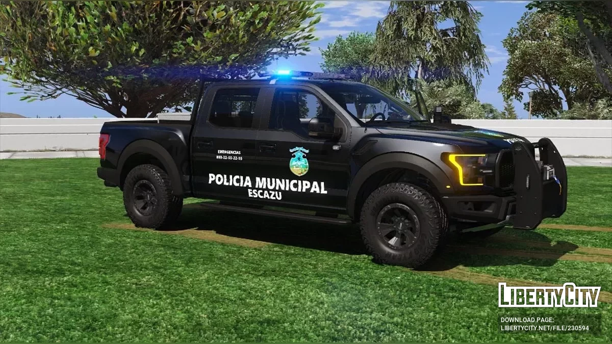 F-150 Raptor Police Municipale d'Escazu / GTA 5