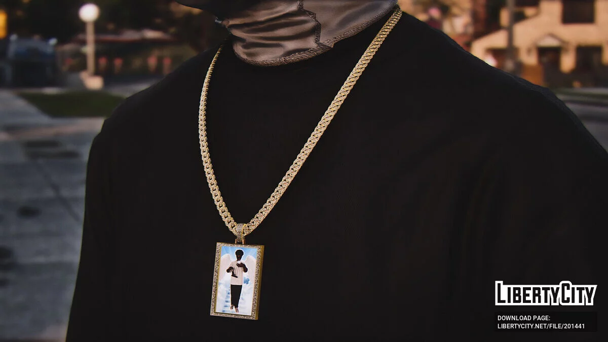 Rantai Dead Homies Cuban untuk MP Pria / GTA 5