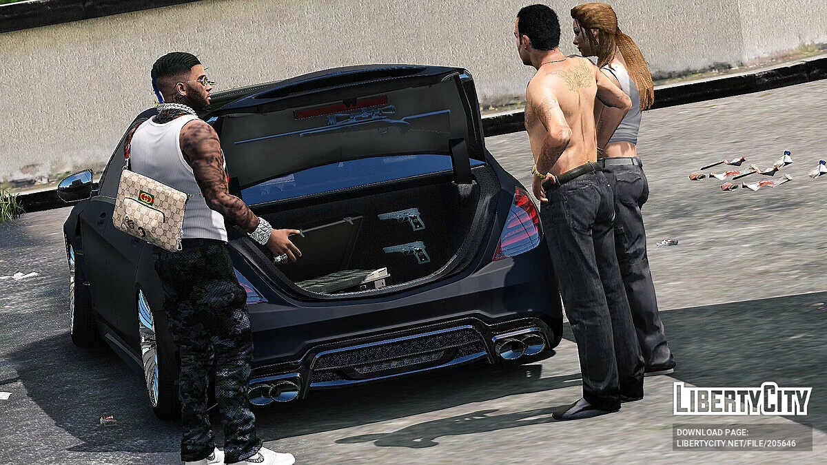 Tas Ransel Gucci / GTA 5