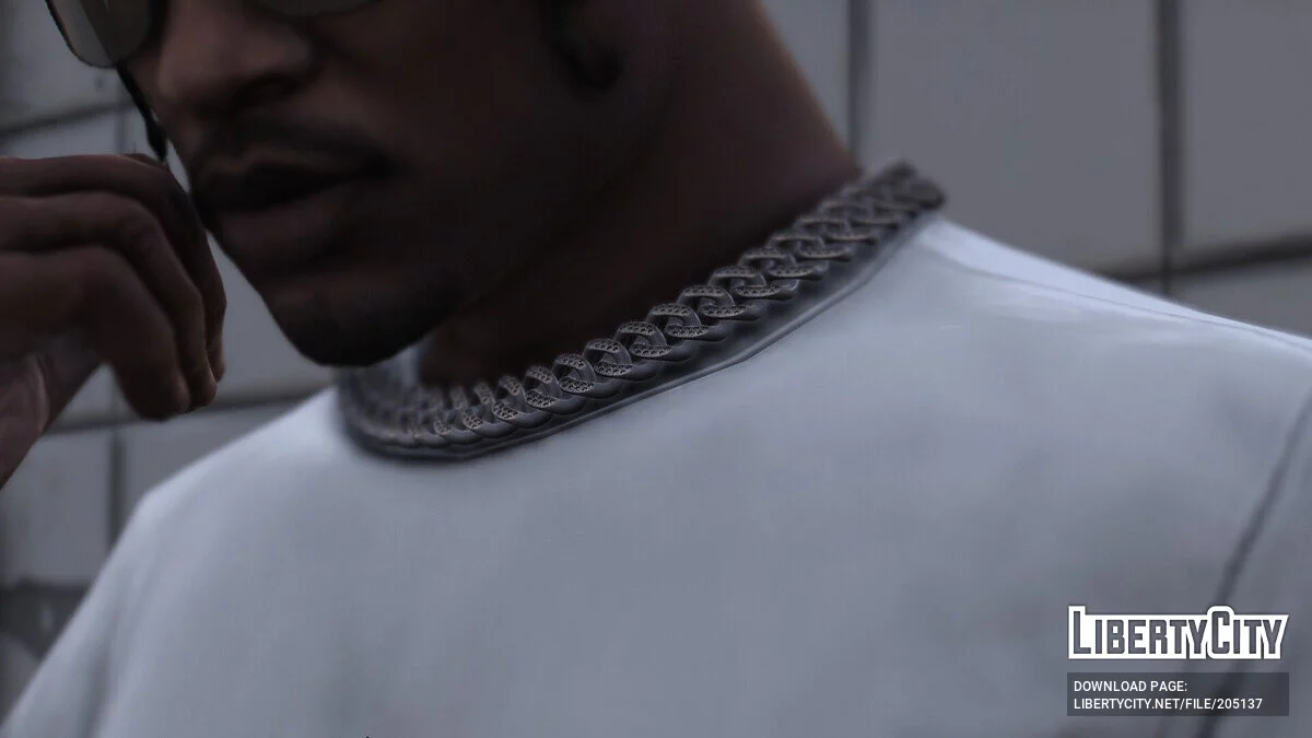 Minimalistic Cuban Chain/Choker [MP Male] / GTA 5
