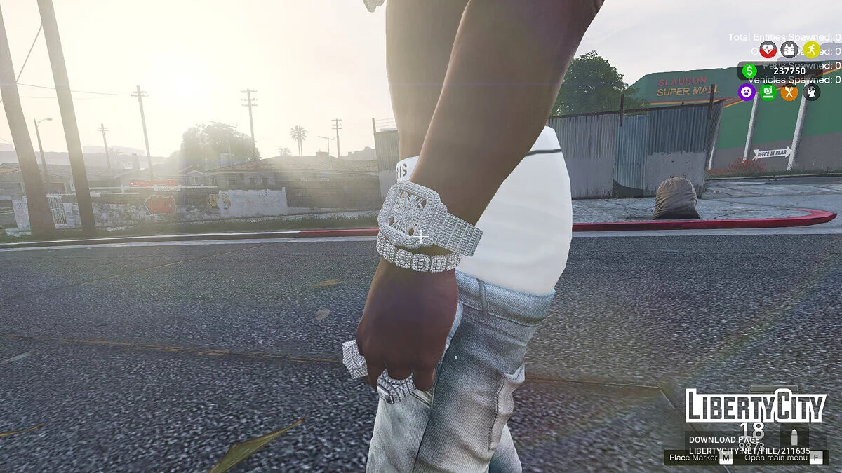 Cartier Santos Iced Out / GTA 5