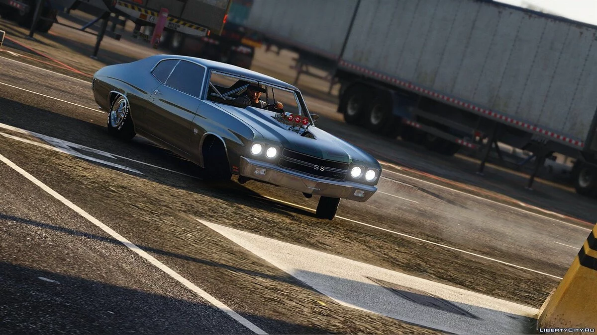 1970 Chevrolet Chevelle SS 454 [Додаток | Висока якість | Шаблон] 1.1 / GTA 5