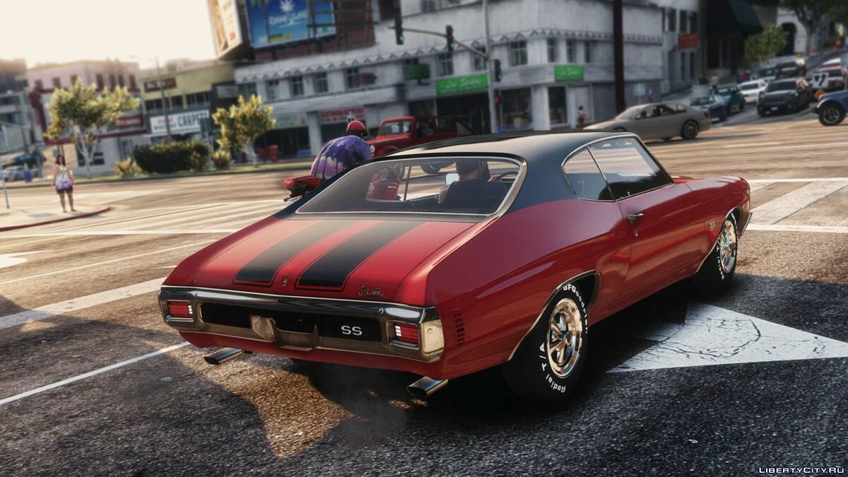 1970 Chevrolet Chevelle SS 454 [Додаток | Висока якість | Шаблон] 1.1 / GTA 5