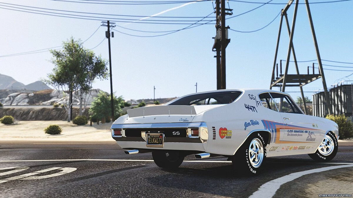 1970 Chevrolet Chevelle SS 454 [Додаток | HQ | Шаблон] 1.2 / GTA 5