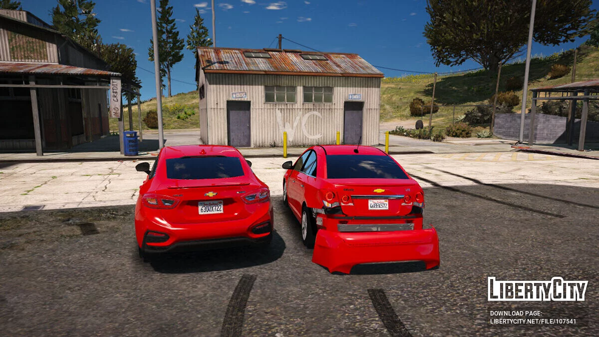 Chevrolet Cruze RS 2018 [Ersetzen] 1.0 / GTA 5