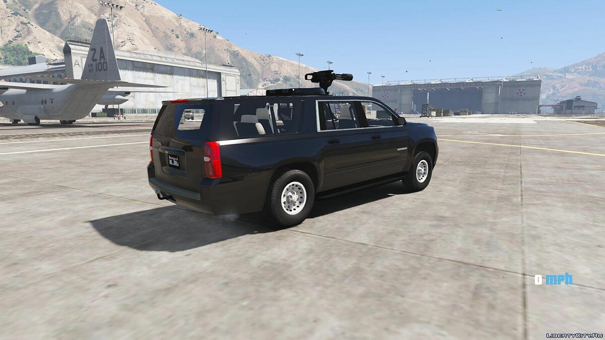 armored suburban with turret