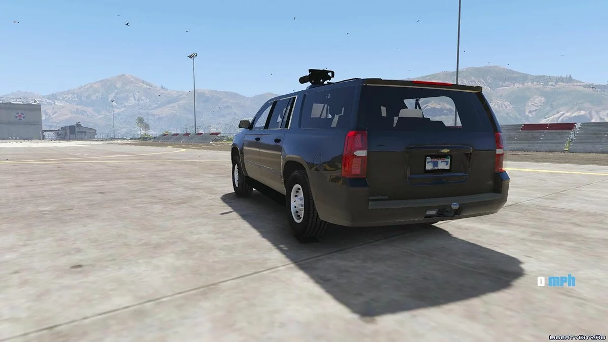 Chevy Suburban del Servicio Secreto 2015 con torreta de armas[BLINDADO] [REEMPLAZAR] 1.0 / GTA 5