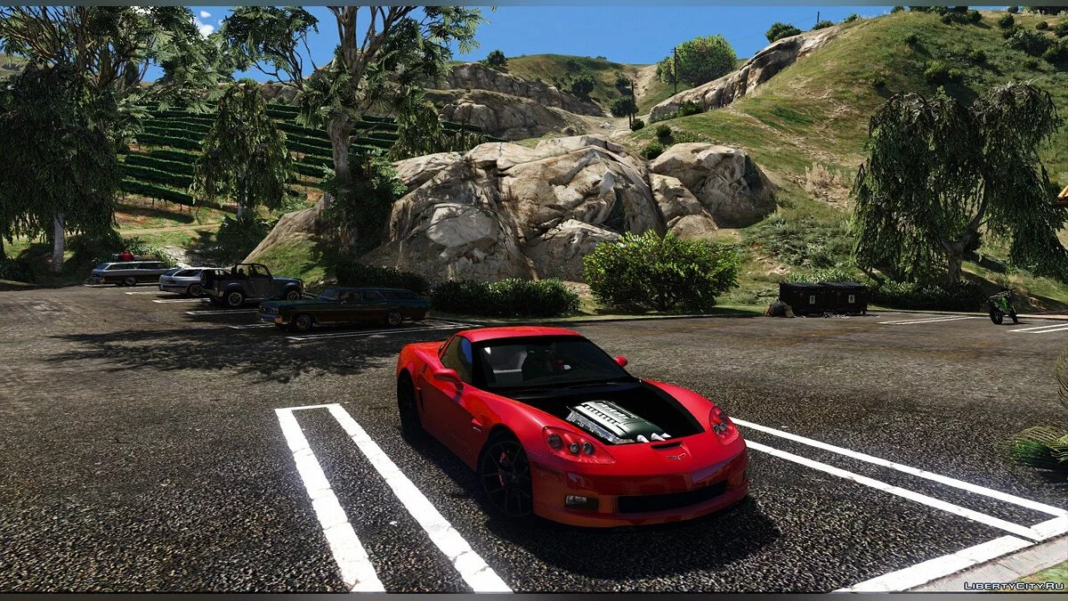Chevrolet Corvette C6 Z06 2006 [ADD-ON/HQ/3D Motor] V5.0 / GTA 5