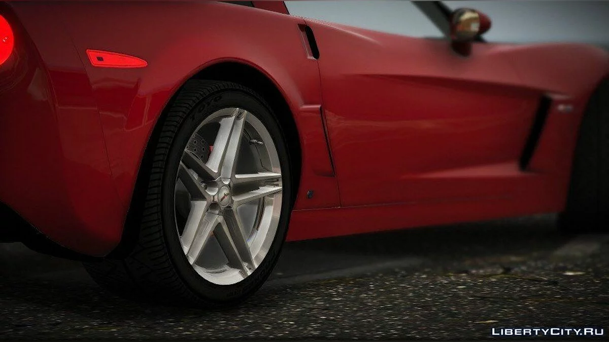 Chevrolet Corvette C6 Z06 2006 [ADD-ON/HQ/Motor 3D/Suciedad] V7.0 / GTA 5