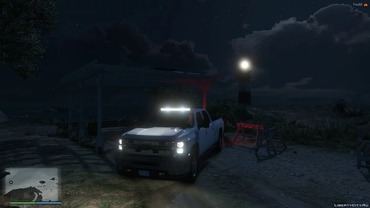 2012 Chevy Silverado 2500HD [Add-on/Non-ELS/Luzes Azuis] / GTA 5