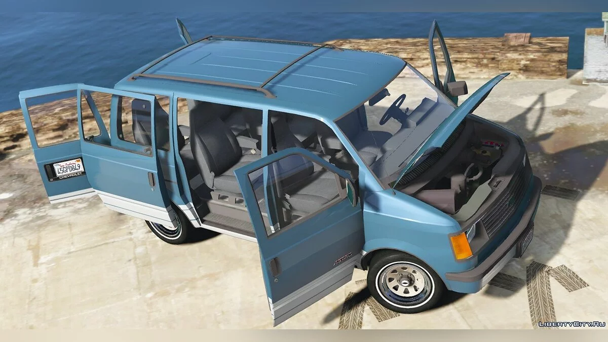 Paquete de 3 coches Chevrolet Astro 1988 [Add-On / Reemplazo | Extras | LODs | Plantilla] 1.1 / GTA 5