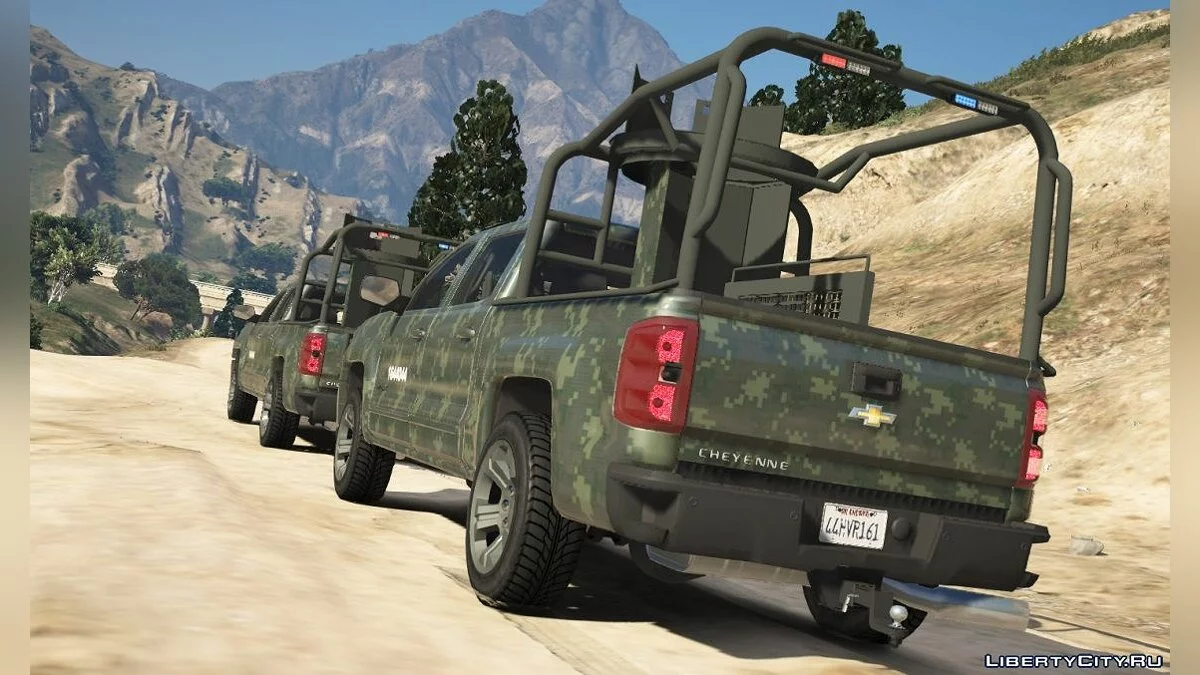 Chevrolet Cheyenne 2017 (SEDENA) [Add-On | Replace] 1.1 / GTA 5