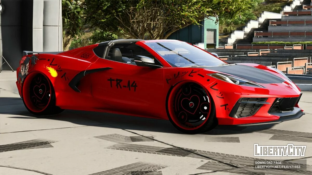 Chevrolet Corvette C8 Trippie Redd v1.1 / GTA 5