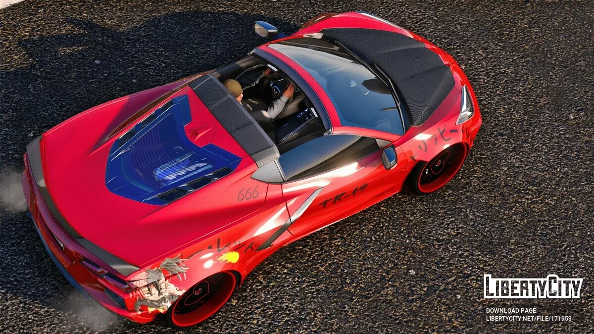 Chevrolet Corvette C8 Trippie Redd v1.1 / GTA 5