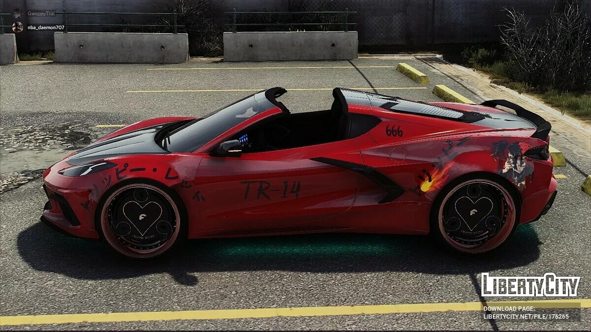 Trippie Redd Chevrolet Corvette C8 Stingray v1.1 / GTA 5