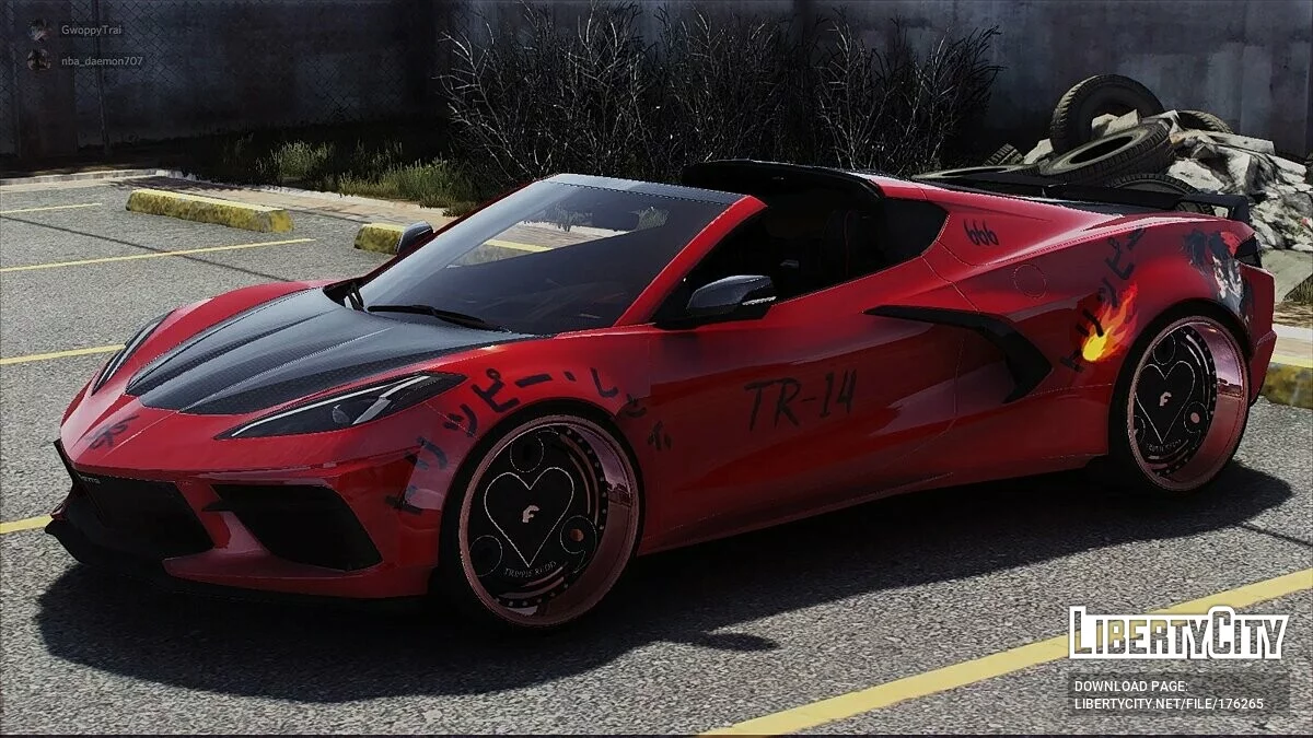 Trippie Redd Chevrolet Corvette C8 Stingray v1.1 / GTA 5