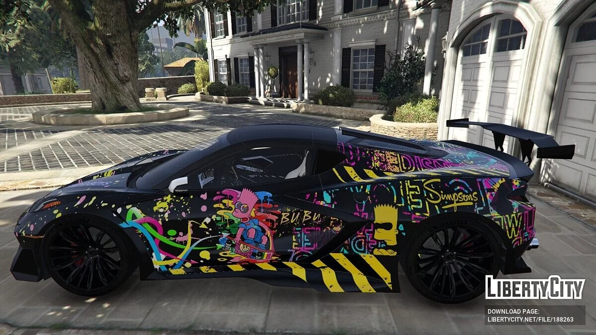 Chevrolet Corvette C8 Daytona Simpson Sadboy / GTA 5