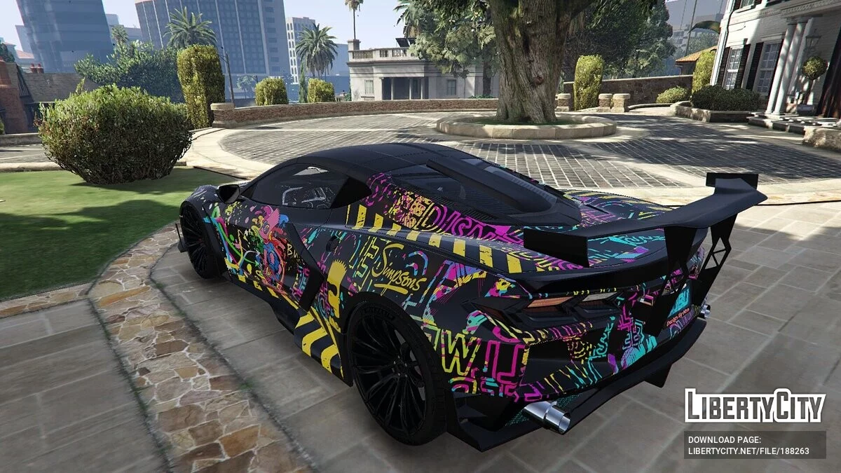 Chevrolet Corvette C8 Daytona Simpson Sadboy / GTA 5