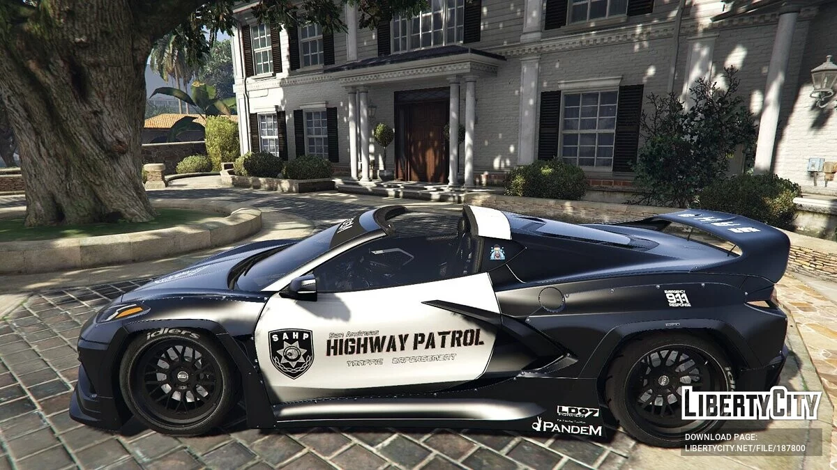Chevrolet Corvette C8 Police / GTA 5
