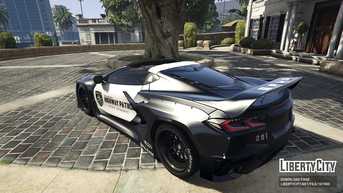 Chevrolet Corvette C8 Police / GTA 5
