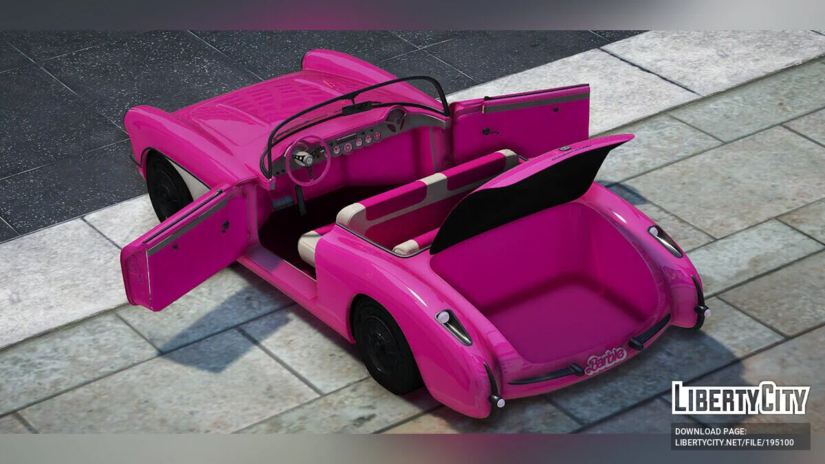 Chevrolet Corvette Barbie 1956 v1.0 / GTA 5