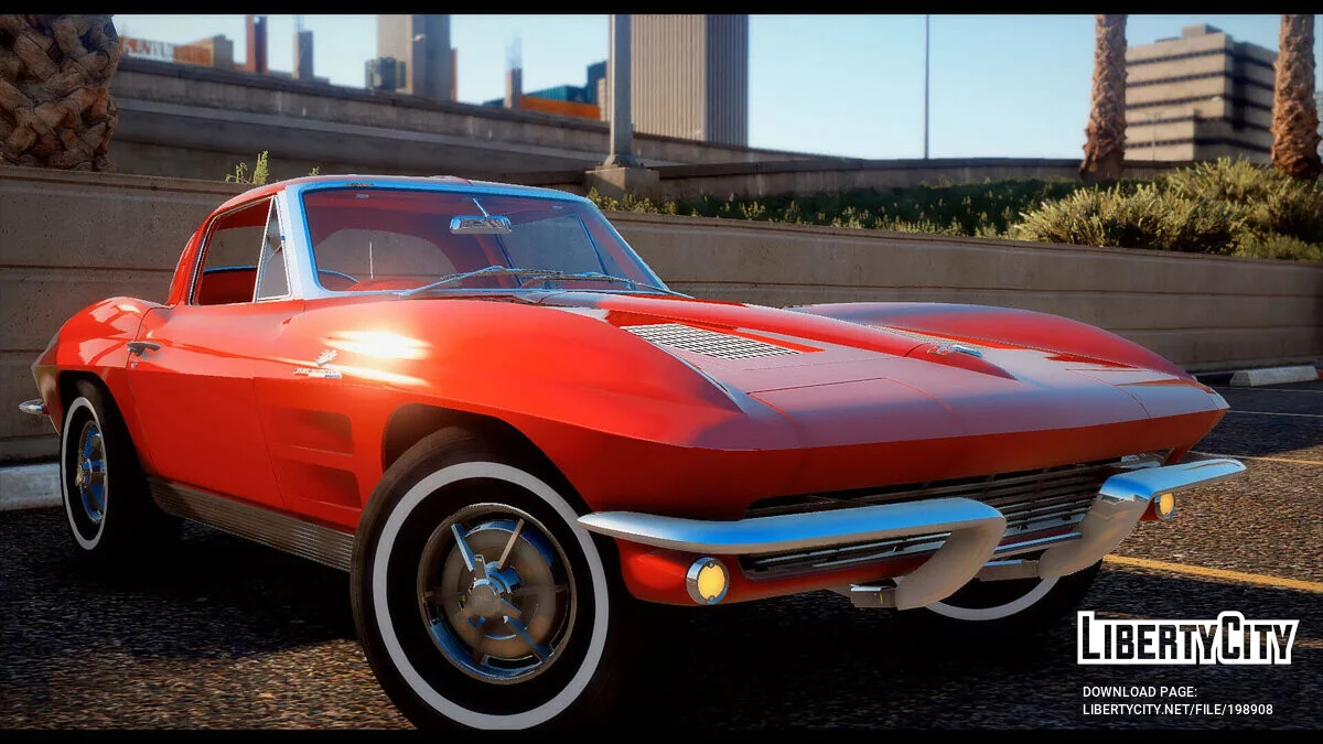 1963 Chevrolet Corvette C2 «Split Window» [Add-On | Template | Liveries | Tuning] 1.0 / GTA 5