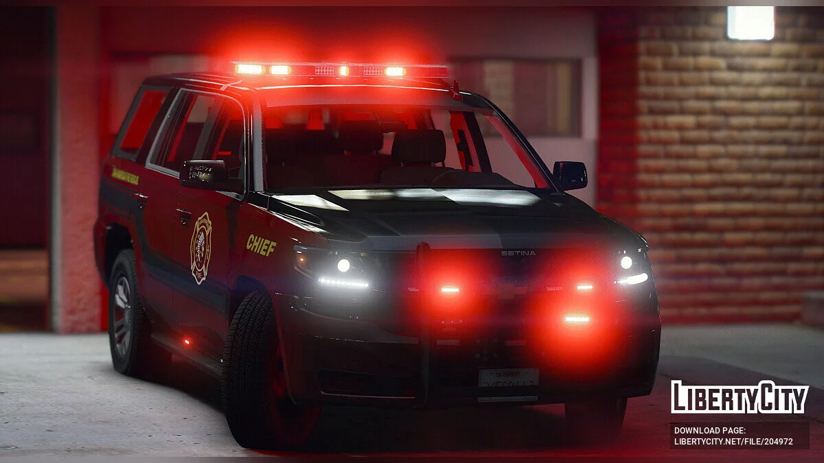 Chevrolet Tahoe Fire Command 2020 v1.0 / GTA 5