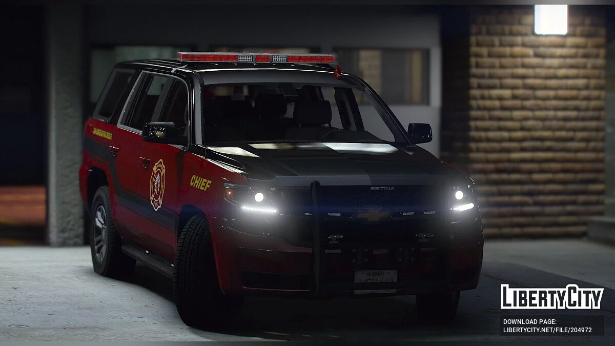 Chevrolet Tahoe Fire Command 2020 v1.0 / GTA 5