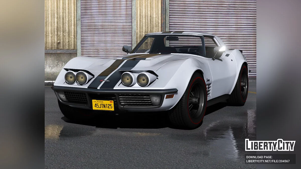 Chevrolet Corvette ZR1 (C3) 1970 vReworked 1.0 / GTA 5