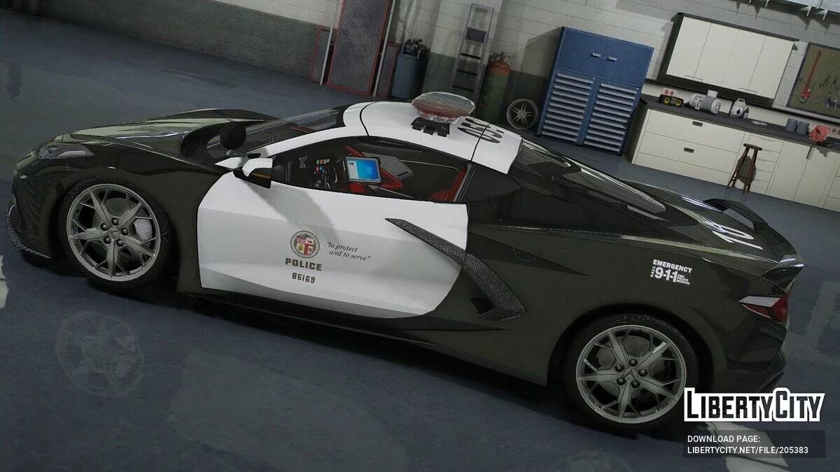 Chevrolet Corvette C8 LAPD / GTA 5