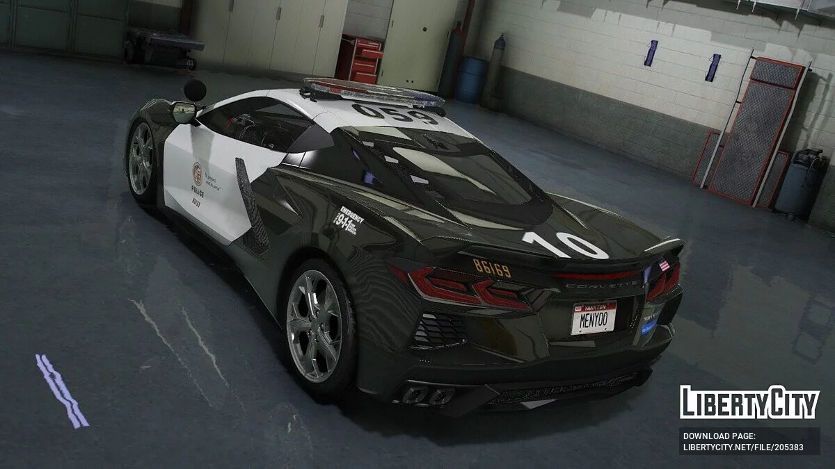 Chevrolet Corvette C8 LAPD / GTA 5