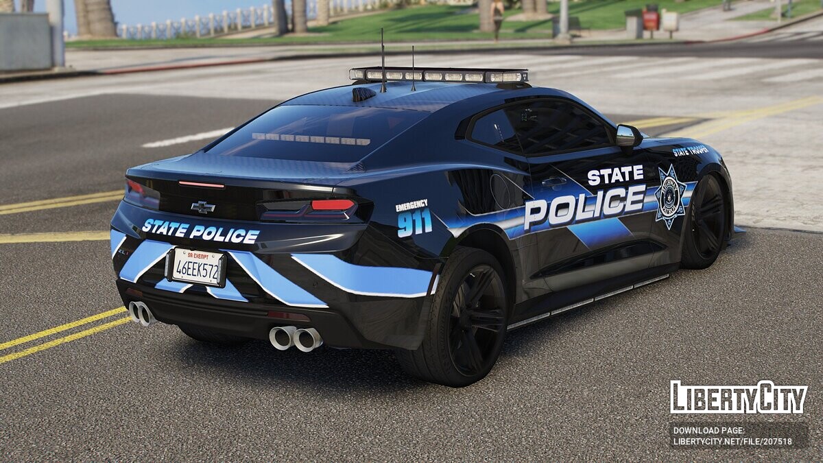 Download 2024 Chevrolet Camaro ZL1 State Police for GTA 5