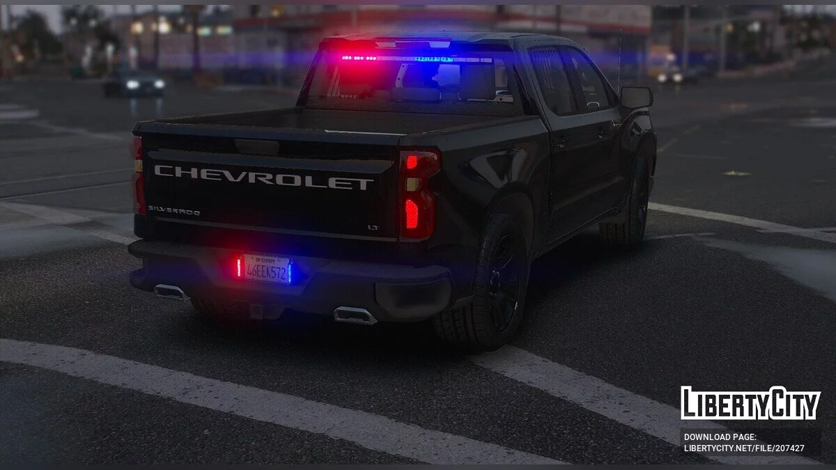 雪佛兰西尔维拉多隐蔽黑 / GTA 5