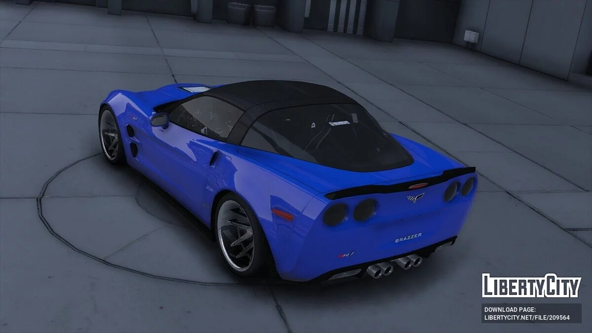 2005 كورفيت ZR1 ماربل توين تشارجيد / جي تي أي 5