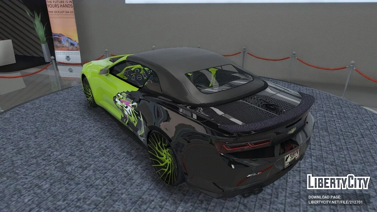 2021 Chevrolet Camaro ZL1 Convertidle Custom / GTA 5