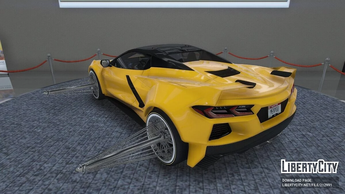 2023 Chevy Corvette C8 Z06 Widebody Slab / GTA 5