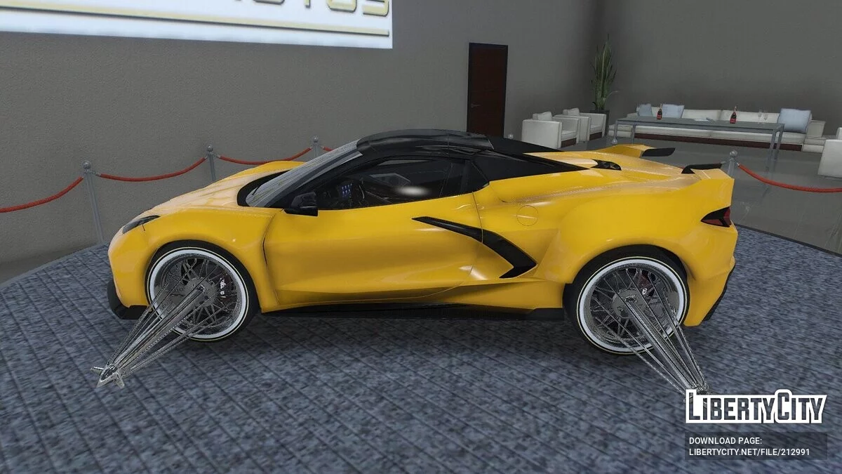 2023 Chevy Corvette C8 Z06 Widebody Slab / GTA 5