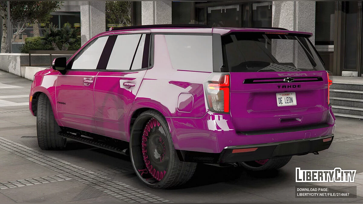 Chevrolet Tahoe Z71 2022 em aros Rucci / GTA 5