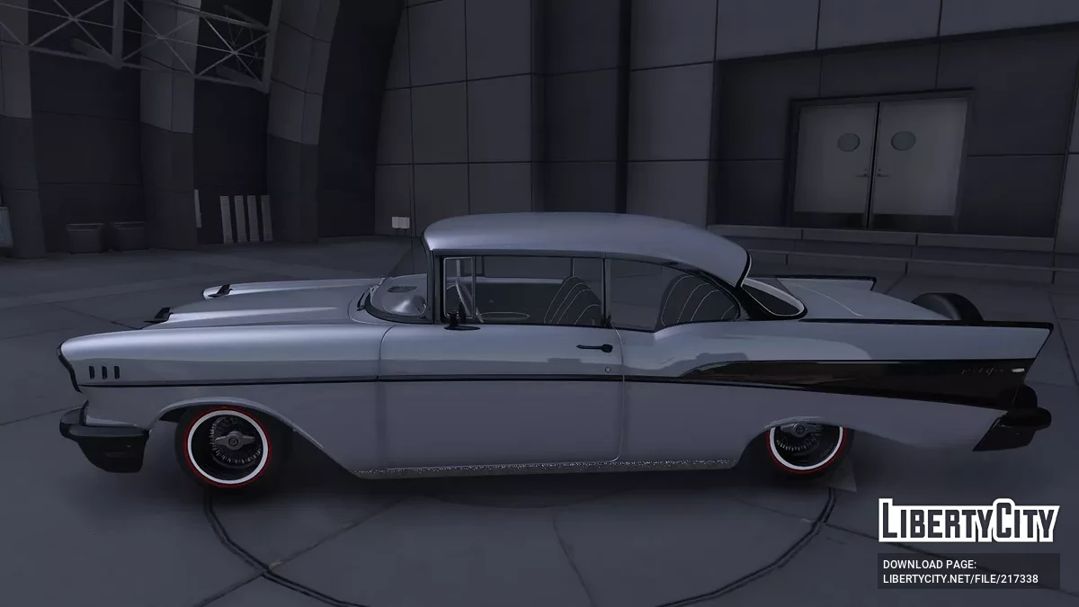 1957 Chevrolet Belair Lowrider Тема Тупака / GTA 5