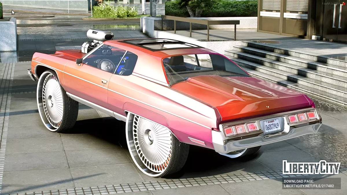 1973 Chevrolet Caprice Juicy Fruit On 32s Dubs / GTA 5