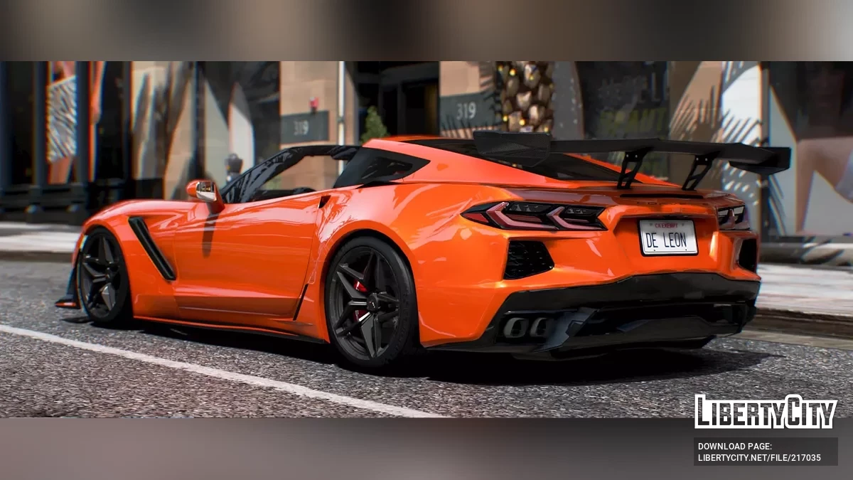 شفروليه كورفيت C8 ZR1 بمحرك أمامي / جي تي أي 5